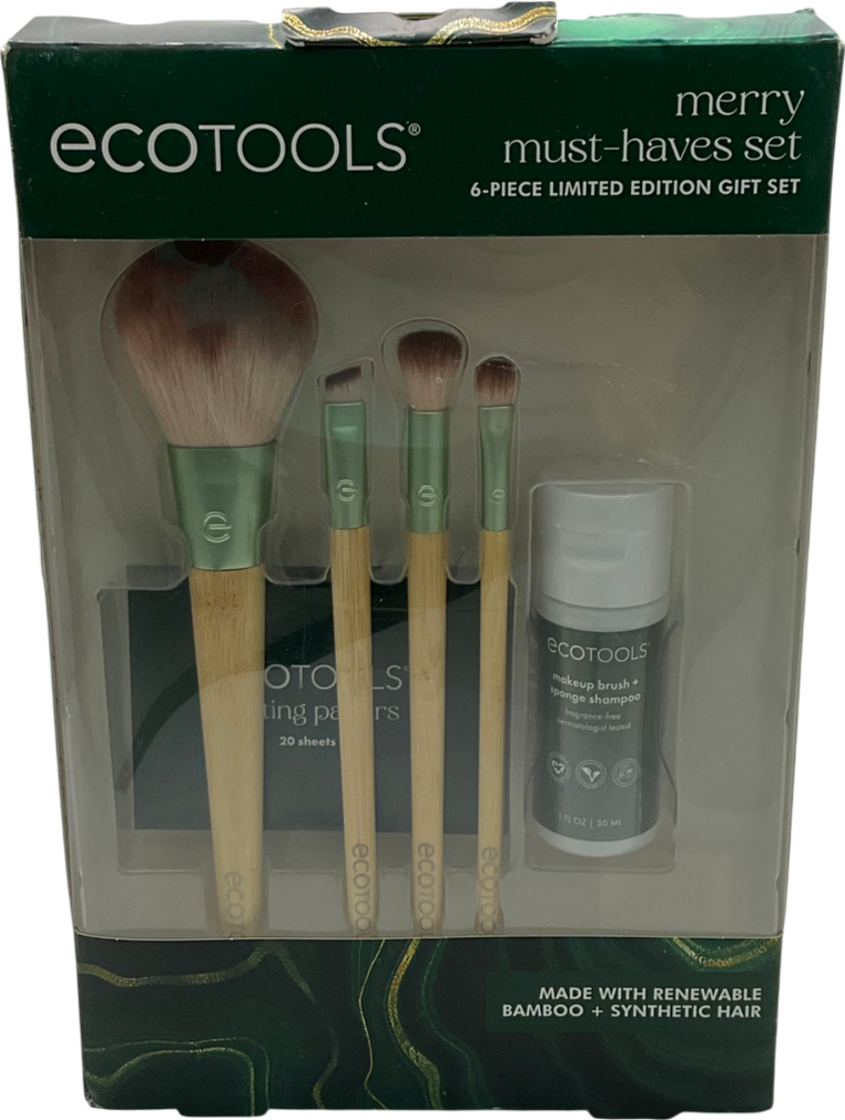 eco tool 6 Piece Start The Day Beautifully Makeup Brush Set One size