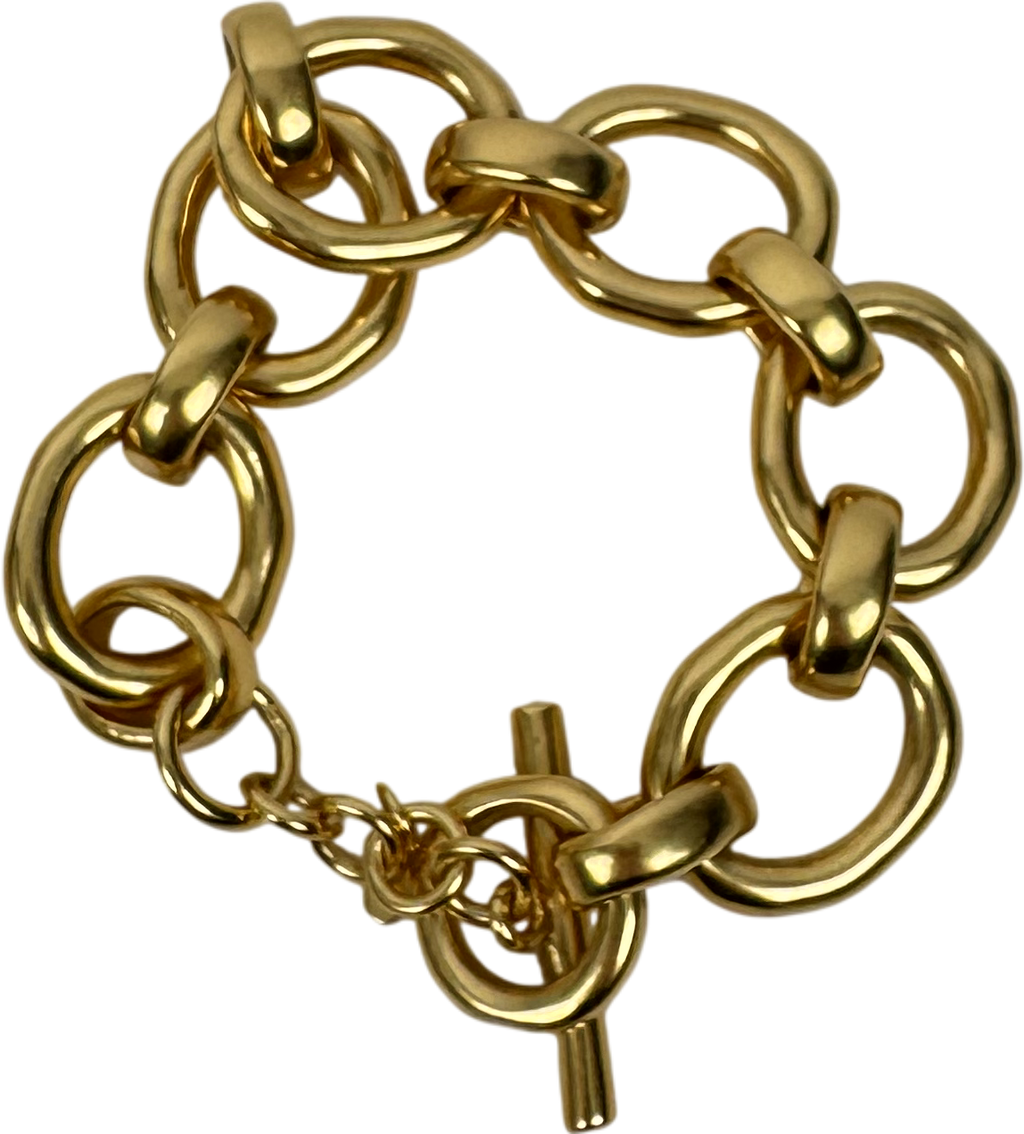 SEZANE Agathe Chunky gold bracelet