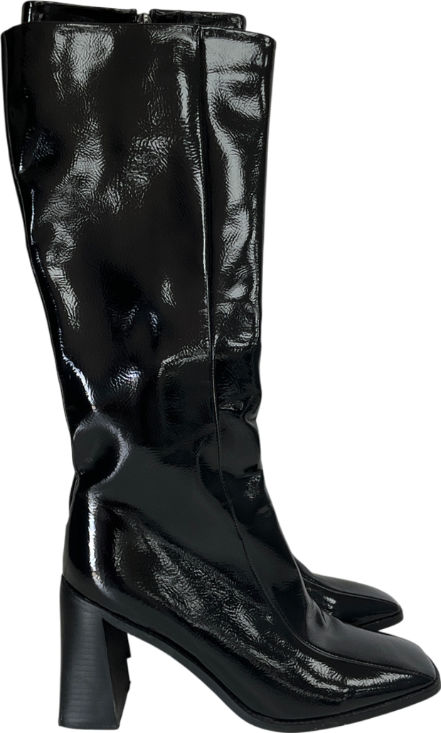 Raid Maxique Block Heeled Boot In Black UK 7 EU 40 👠