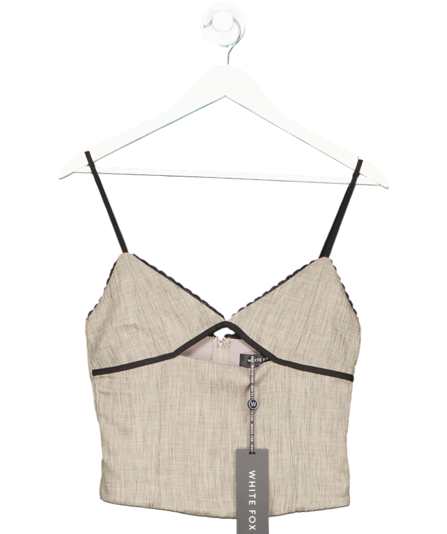 White Fox Grey Pepper Get To My Head Top UK M