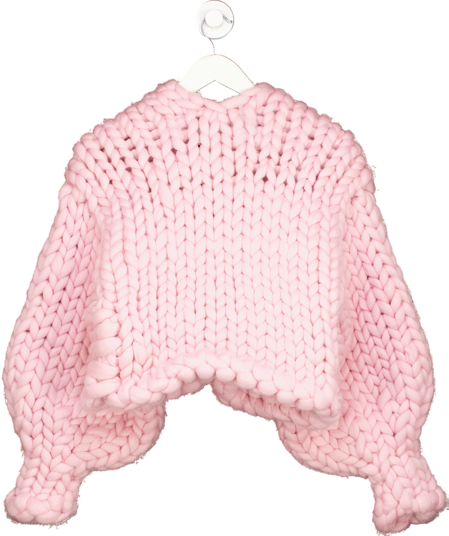 Hope Macaulay Pink Colossal Knit Cardigan UK M/L