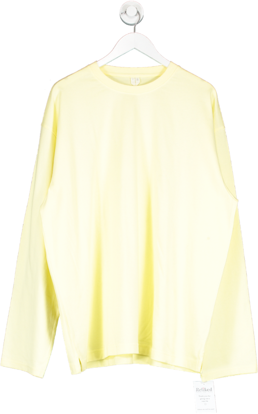 Arket Yellow Long Sleeve T Shirt UK L
