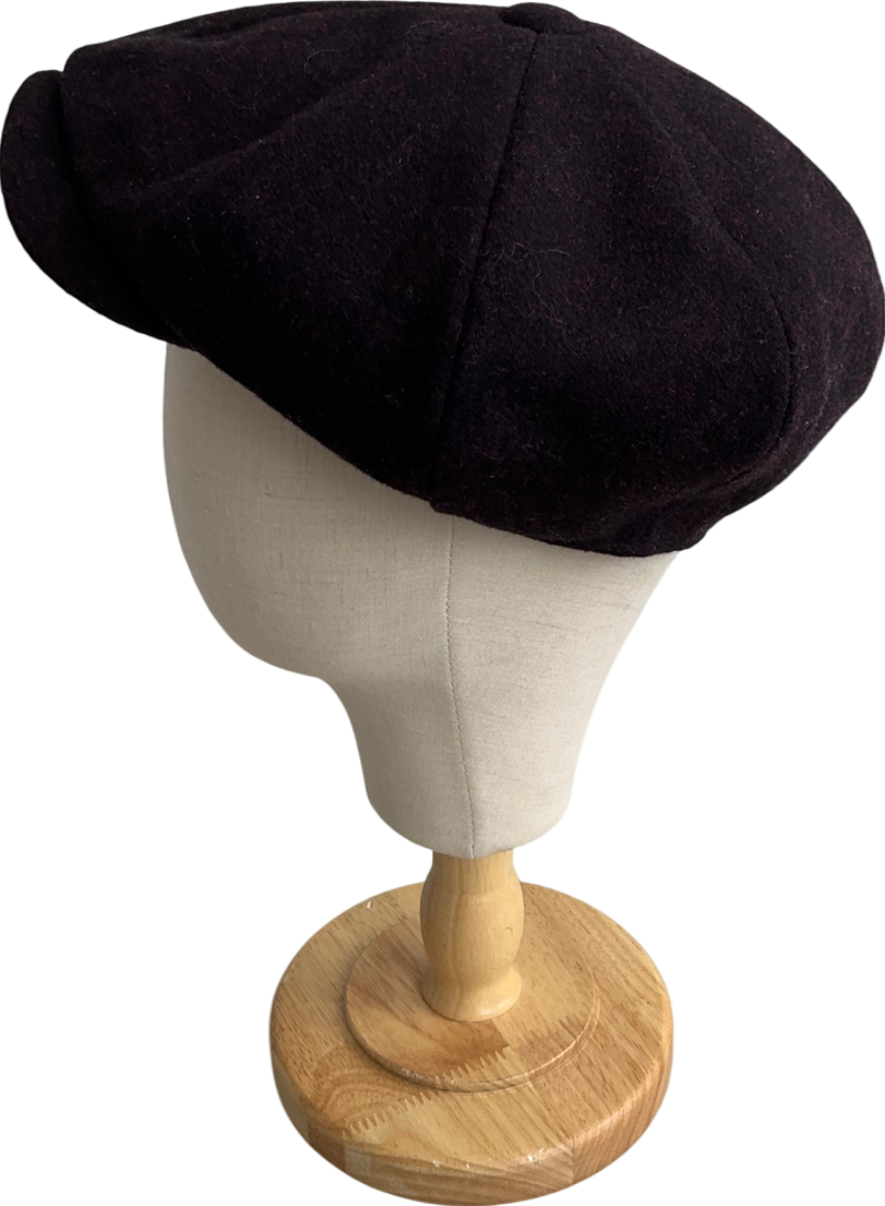 M&S Brown X Ian Wright Wool Blend Flat Cap UK S/M