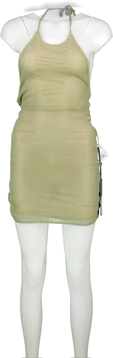 White Fox Green No Compromise Mini Dress UK XS