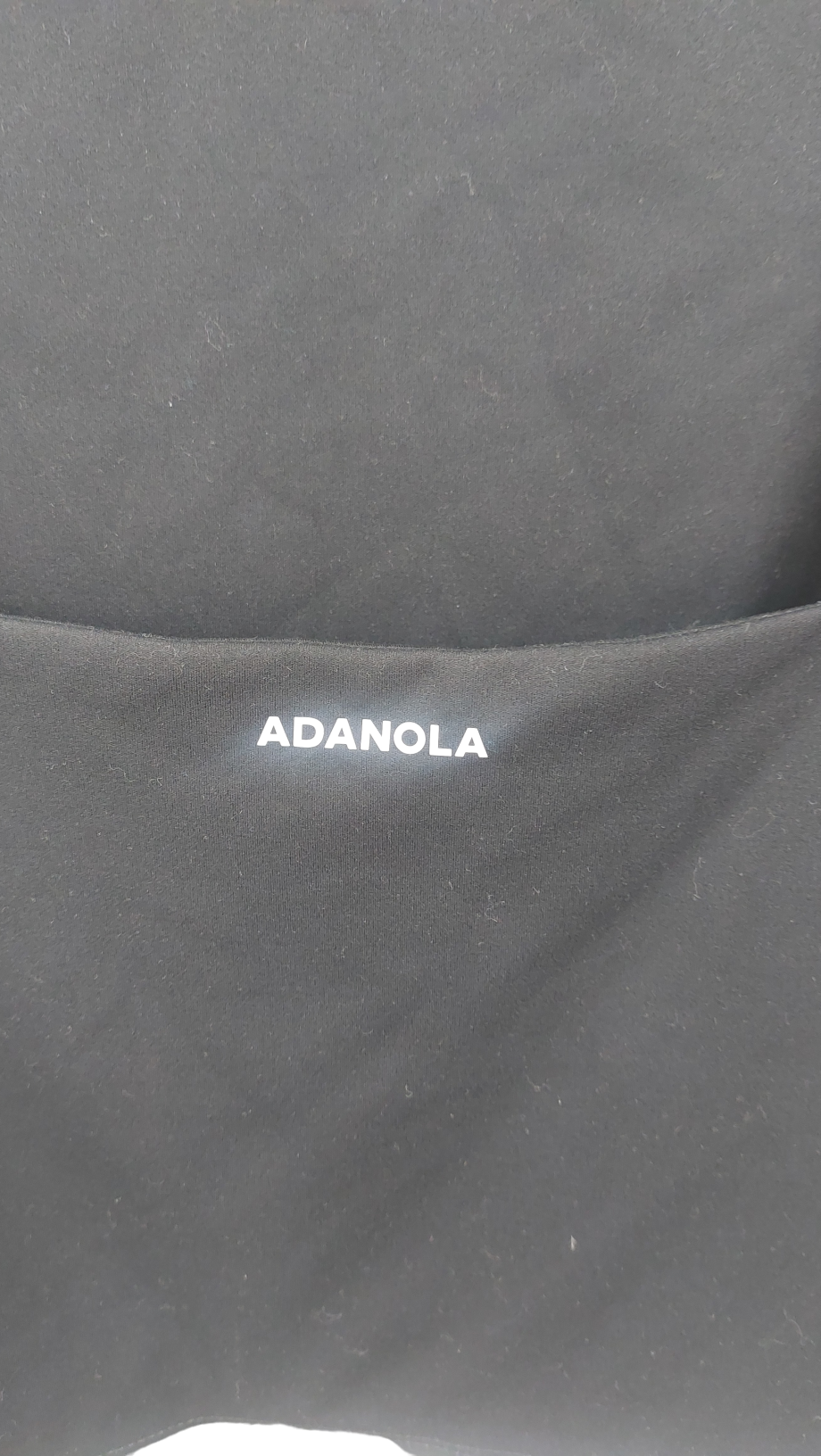 Adanola Black Square Neck Open Back Top UK S