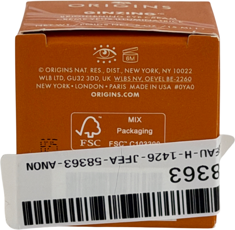 Origins Ginzing™ Brightening Eye Cream 15ml