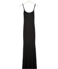 SKIMS Soft Lounge Long Slip Maxi Dress - Onyx Black UK XS