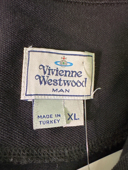 Vivienne Westwood Black Polo Shirt XL