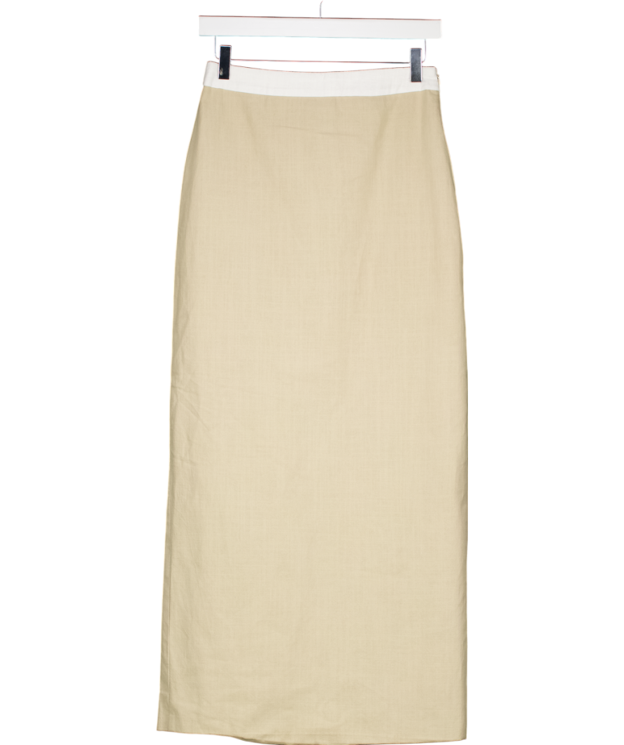 4th reckless Beige Eliana Skirt UK 8