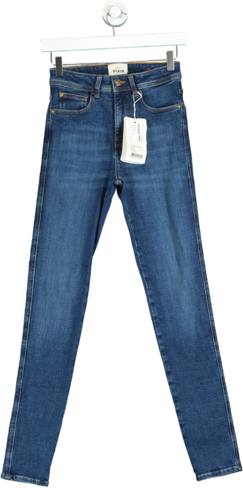 Sézane Blue Denim Skinny Jeans UK W26