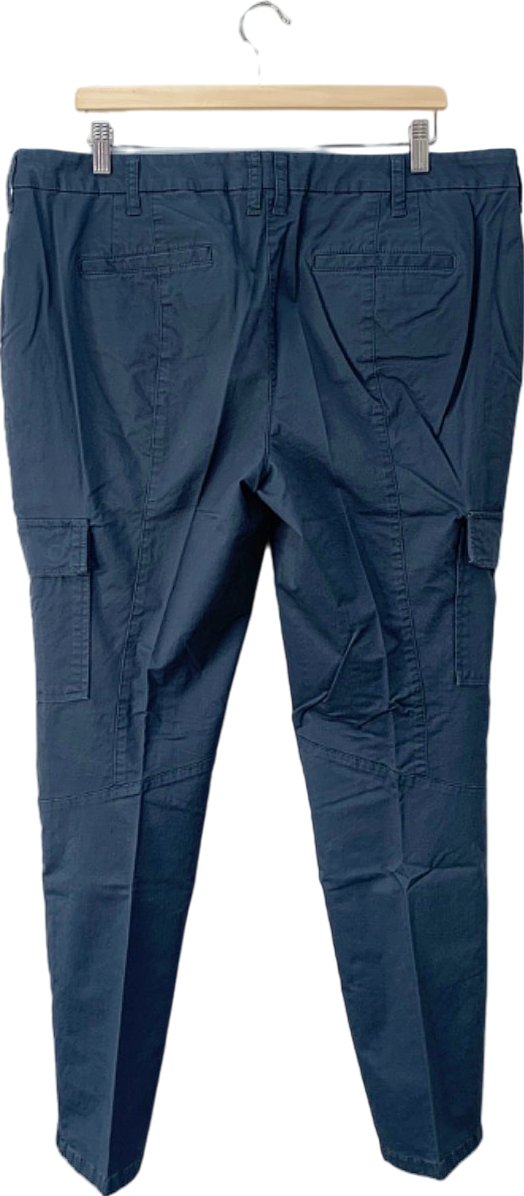 Boden Navy Relaxed Cargo Trousers UK 18L