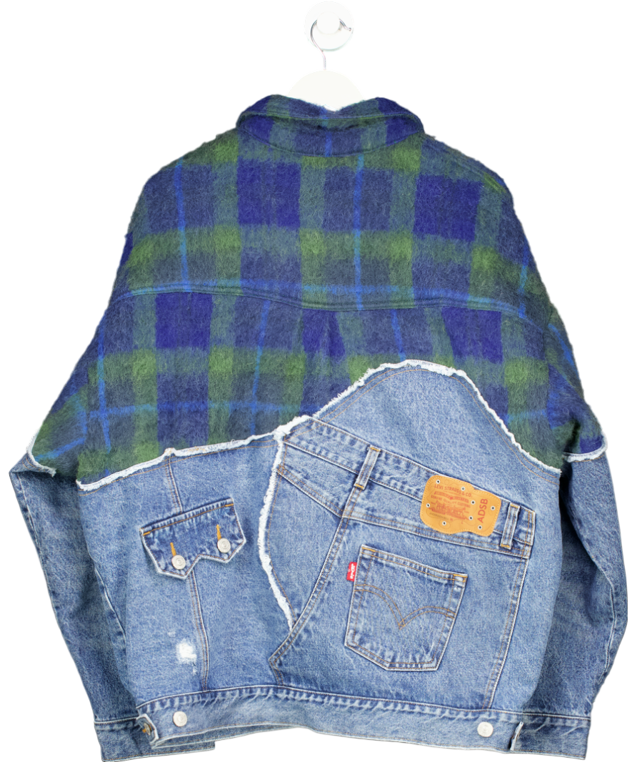 levis Blue Levi’s X Adsb Andersson Bell Spliced Trucker Jacket UK XL