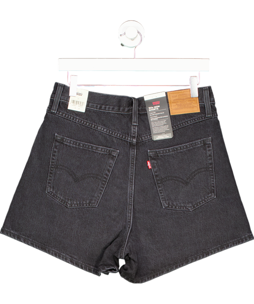 levis Black 80s Mom Shorts W30