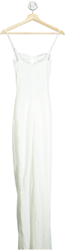 White Fox White Cut-Out Maxi Dress UK XS