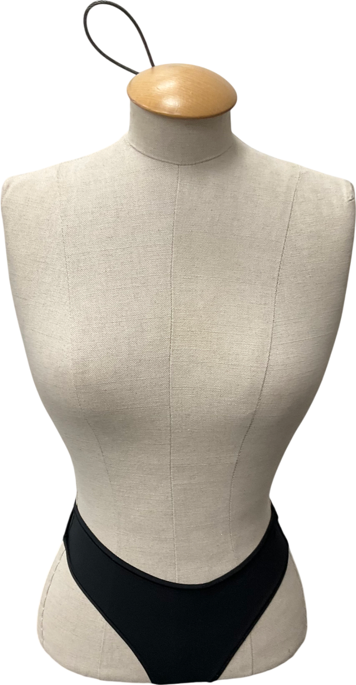 SKIMS Black Fits Everybody Thong - Onyx UK M