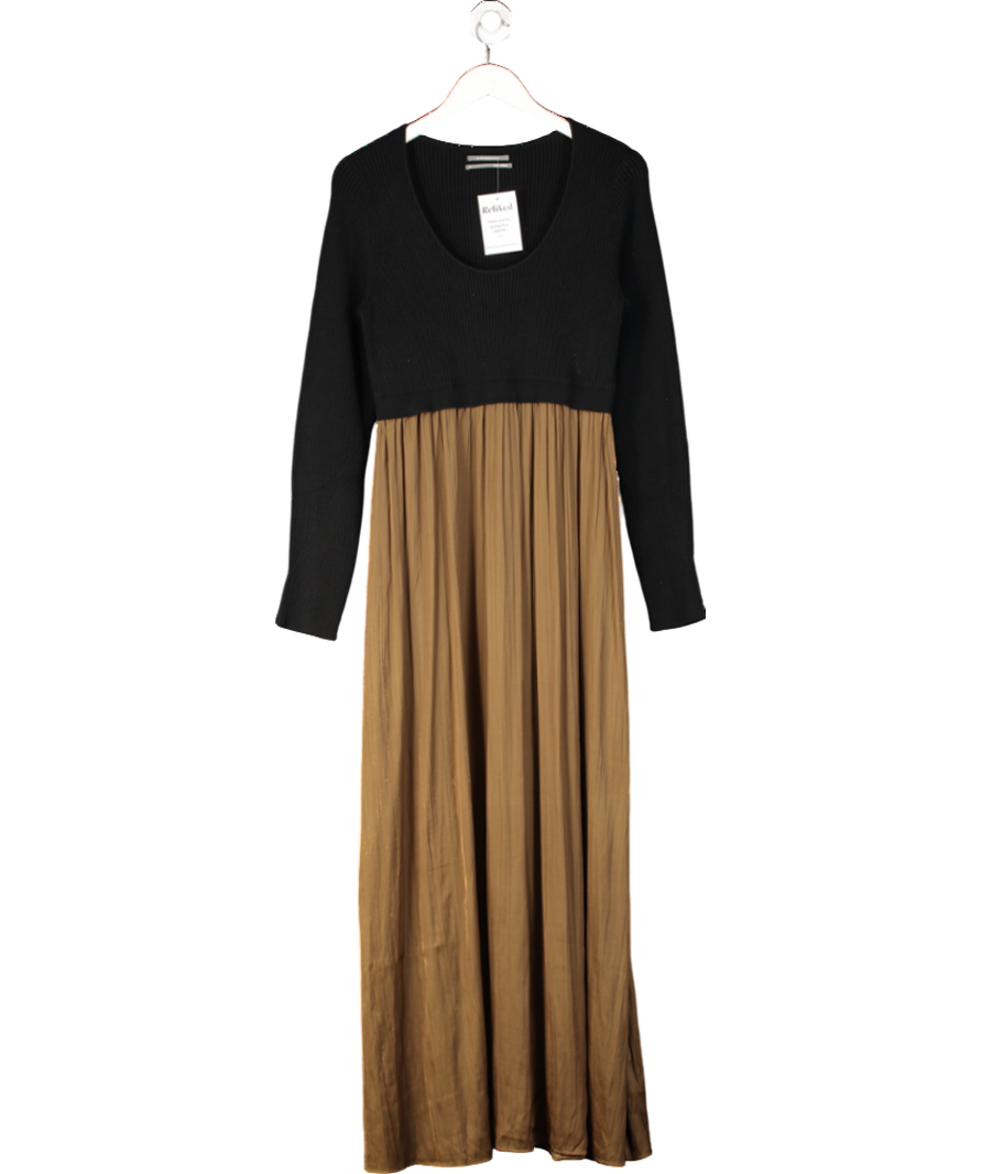 Anthropologie Black Thea Layered Sweater Dress UK XL