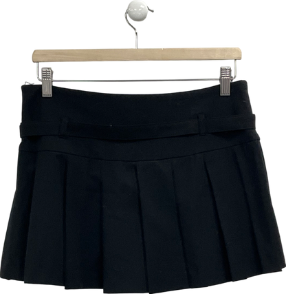 ZARA Black Pleated Skort UK M