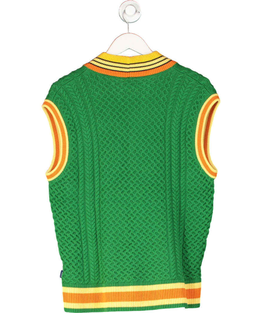 GANT Green Cable Slipover Top UK S