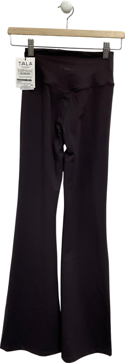 T/ALA Brown Dayflex High Waisted Flared Yoga Pant UK S