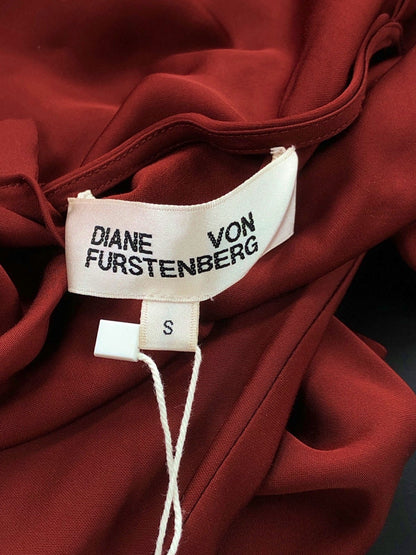 Diane Von Furstenberg Red Camisole and Skirt Set UK S