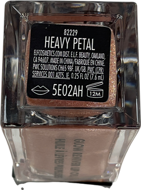 E.L.F Cosmetics Glow Reviver Lip Oil Heavy Petal 6ml