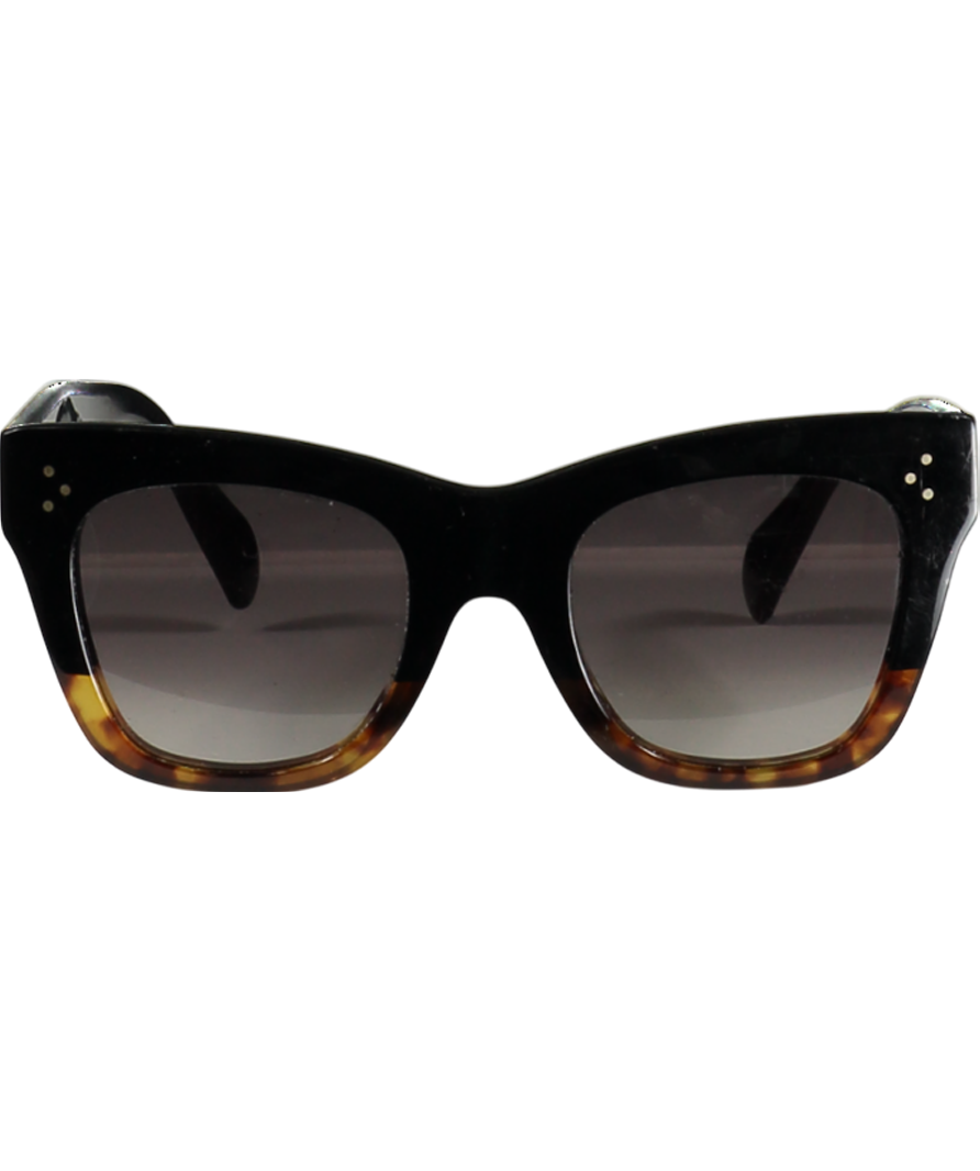 Celine Cl4004in Sunglasses In Tortoiseshell And Black