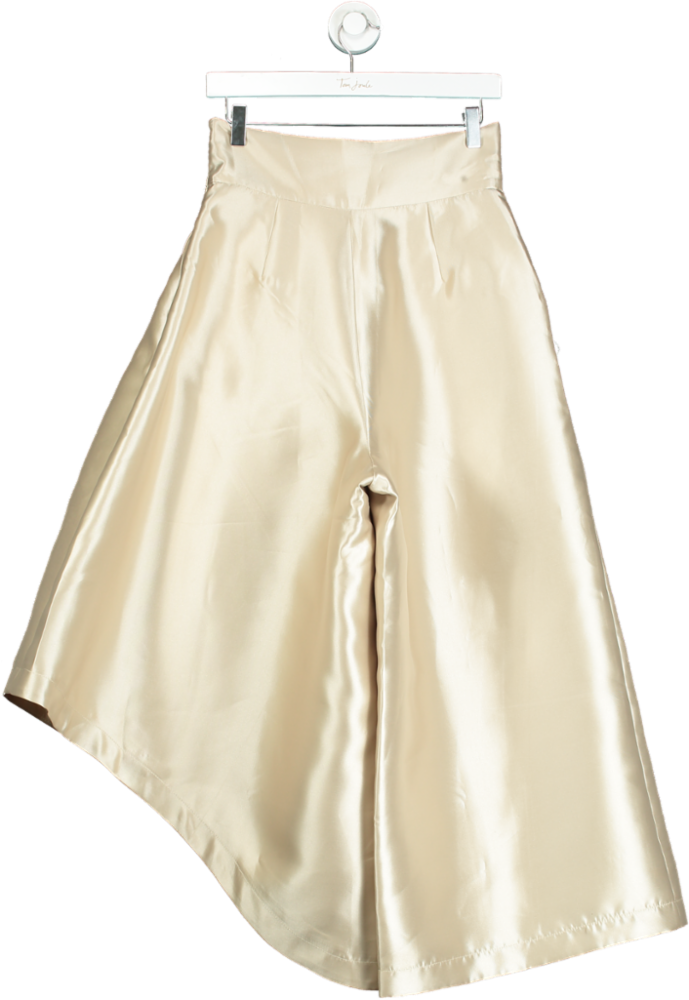 Cream Asymmetrical Skirt UK M