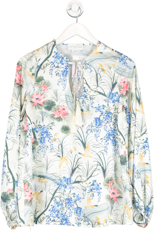 Never Fully Dressed Multicoloured Floral Print Top UK S