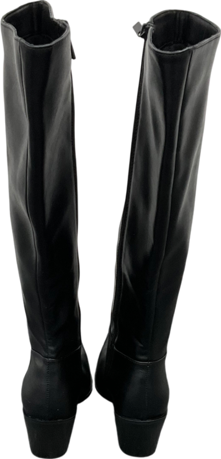 Pull&Bear Black Knee High Boots UK 6 EU 39 👠