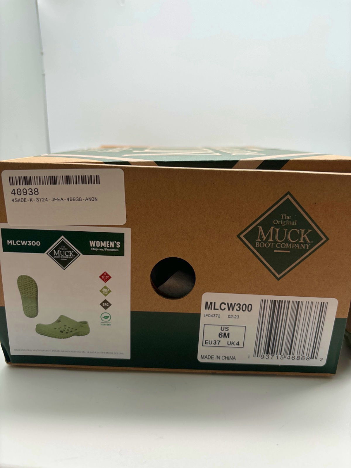 Muck Boot Company Green All-Purpose Clogs UK 4