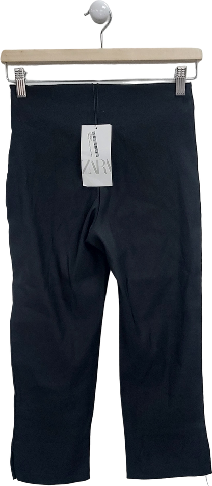 ZARA Black Skinny Capri Pants UK S