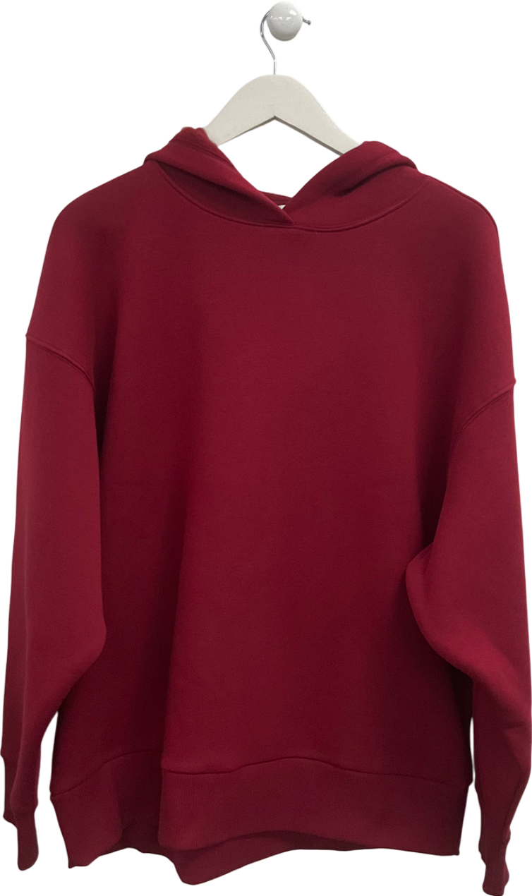 Topshop Red Classic Oversized Hoodie UK XS