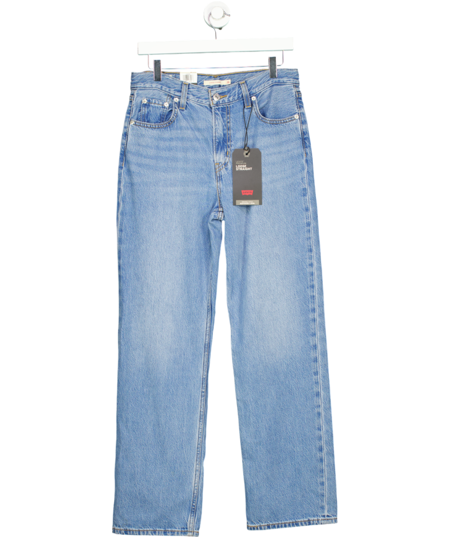 levis Blue Loose Straight Jeans W26