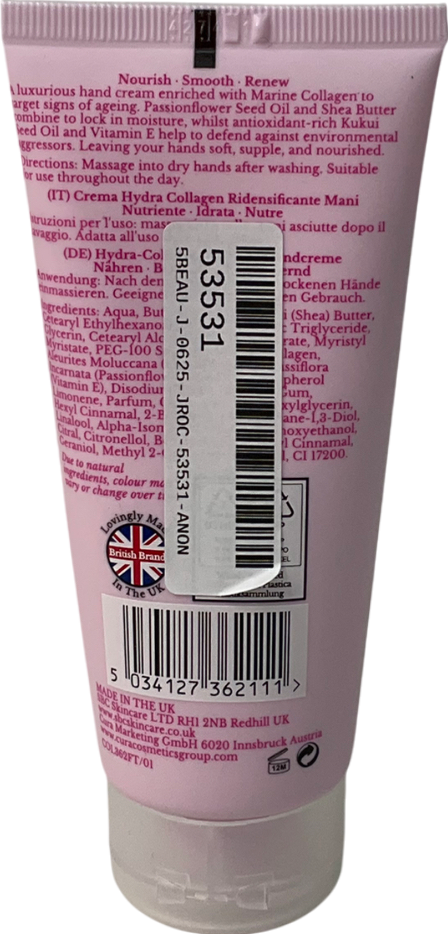 sbc Hydra-collagen Replenishing Hand Cream 100ml