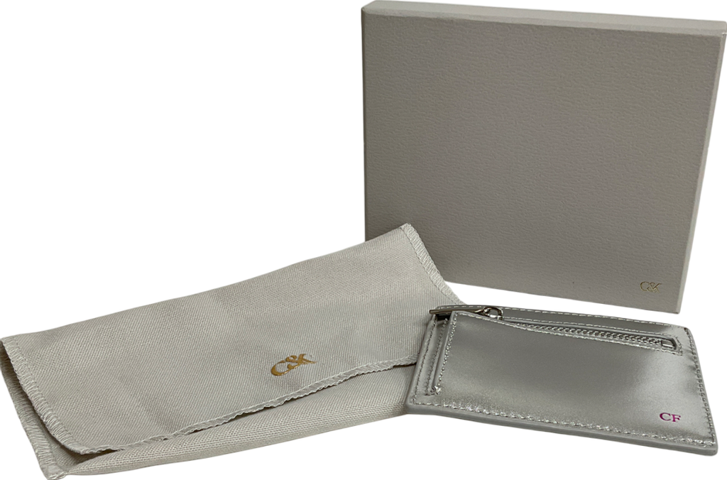 Charles & Keith Carli Metallic Leather Multi-slot Card Holder One Size