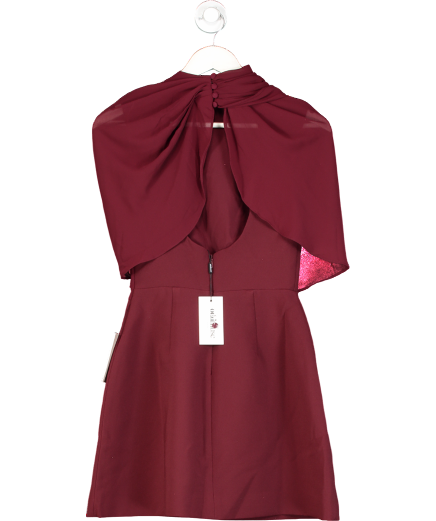 OddMuse Red The Ultimate Muse Gathered Mini Dress UK XS