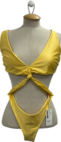 riot swim Yellow Dash One Piece- Poppy UK L
