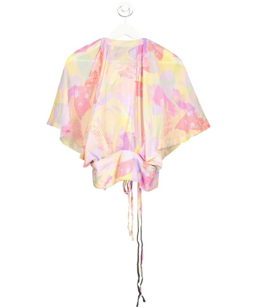 IRO Purple Pastel Wrap Top UK 6