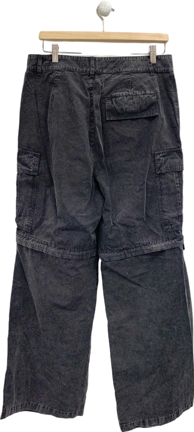 Arcana Black Cargo Trousers UK w32
