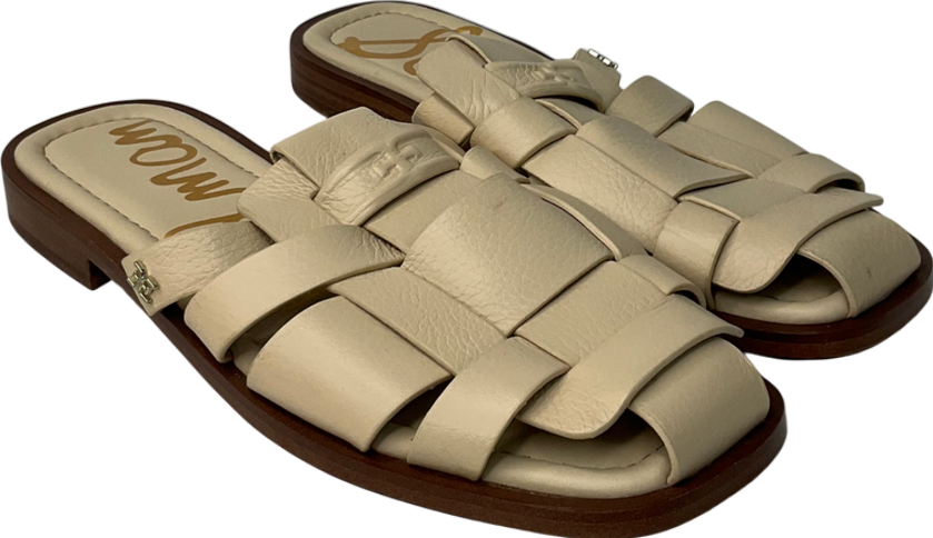 Sam Edelman Cream Dina Slip On Mule UK 5 EU 38 👠