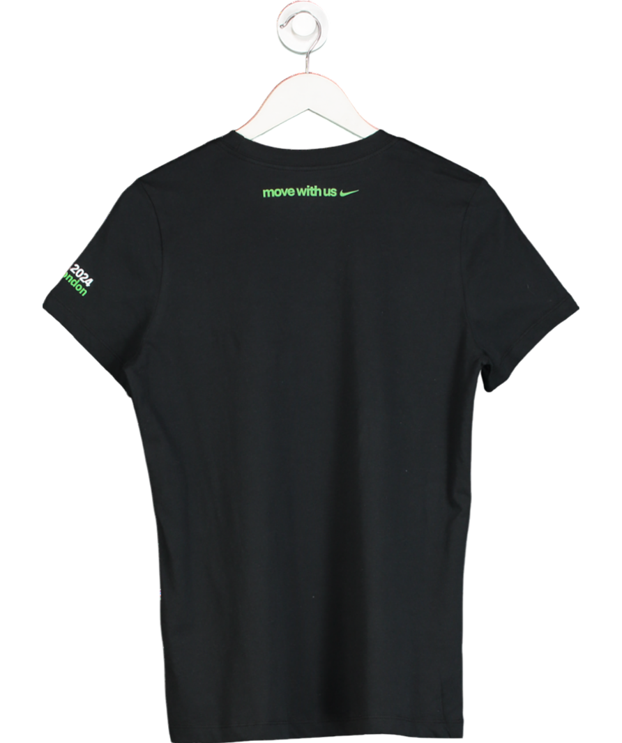 Nike Black Well Festival Printed T Shirt UK M