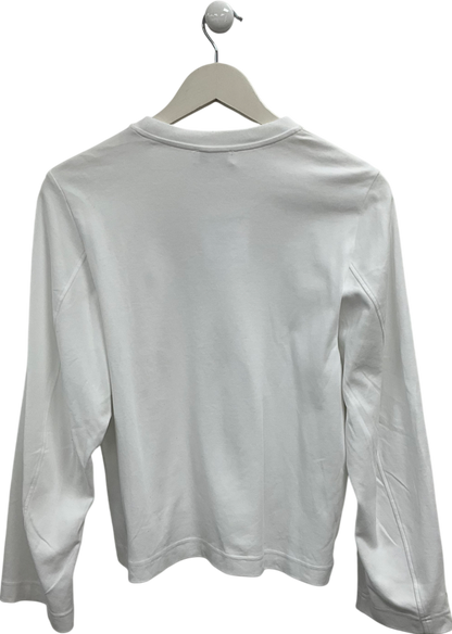 cos White 24/7 Long Sleeve Top UK XS