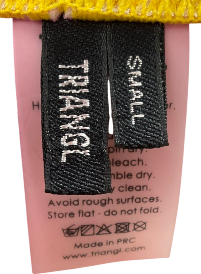 Triangl Bikinis Yellow Delilah Bikini Set UK S