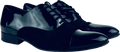 RUSSELL & BROMLEY Black Suede & Patent Leather Stratus Toe Cap Oxford Shoes UK 9 EU 43 👞