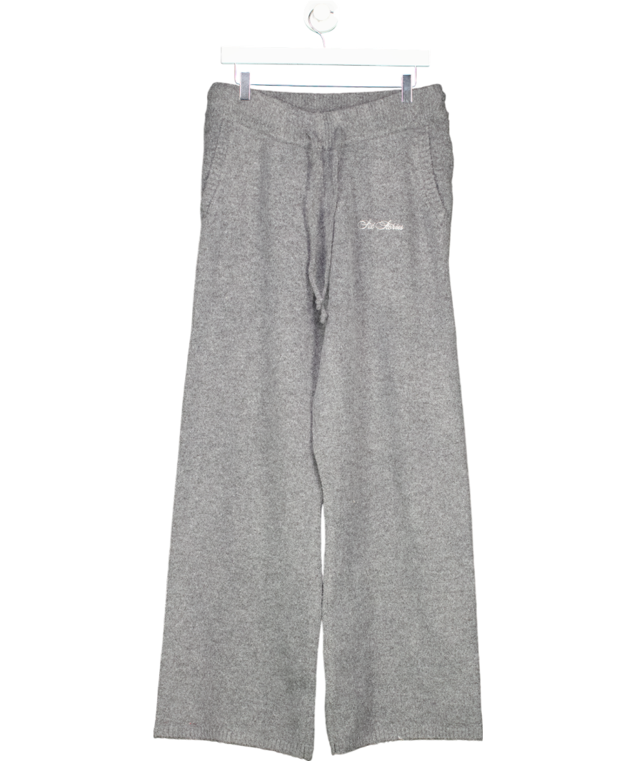 Six Stories Limited Edition Relaxed Wide Leg Trousers - Grey UK M
