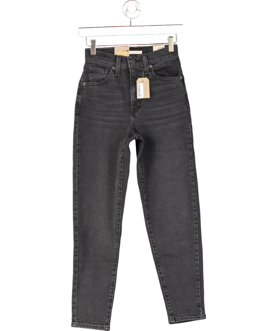 LEVI'S Vintage Black Wash High Waisted Mom Jeans L27 W24