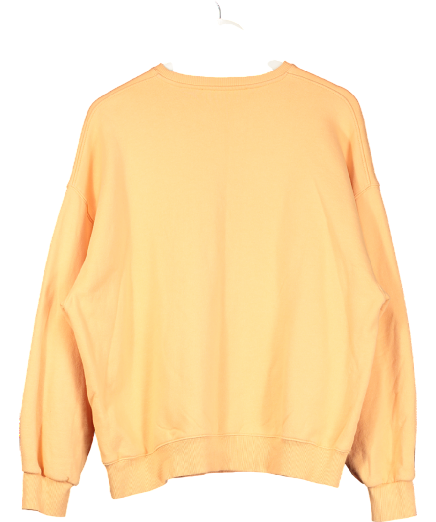 Rotate Birger Christensen Orange Rotate Sunday Embroidered Logo Sweatshirt UK S