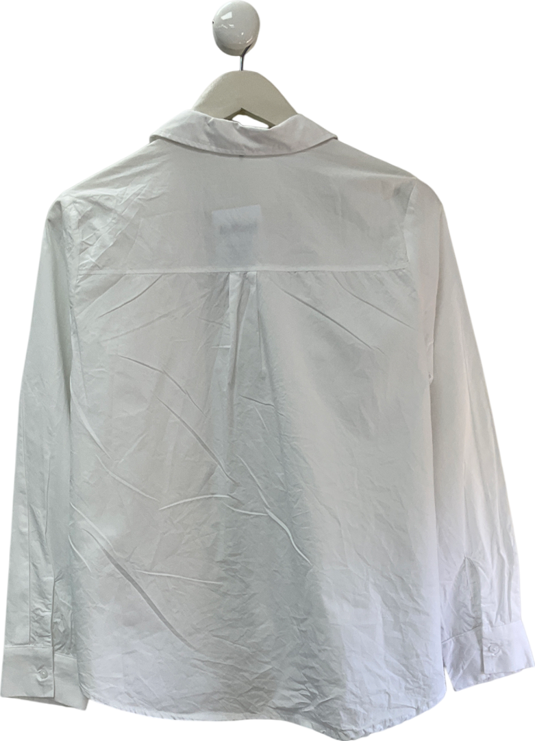 lefties White Poplin Shirt UK M