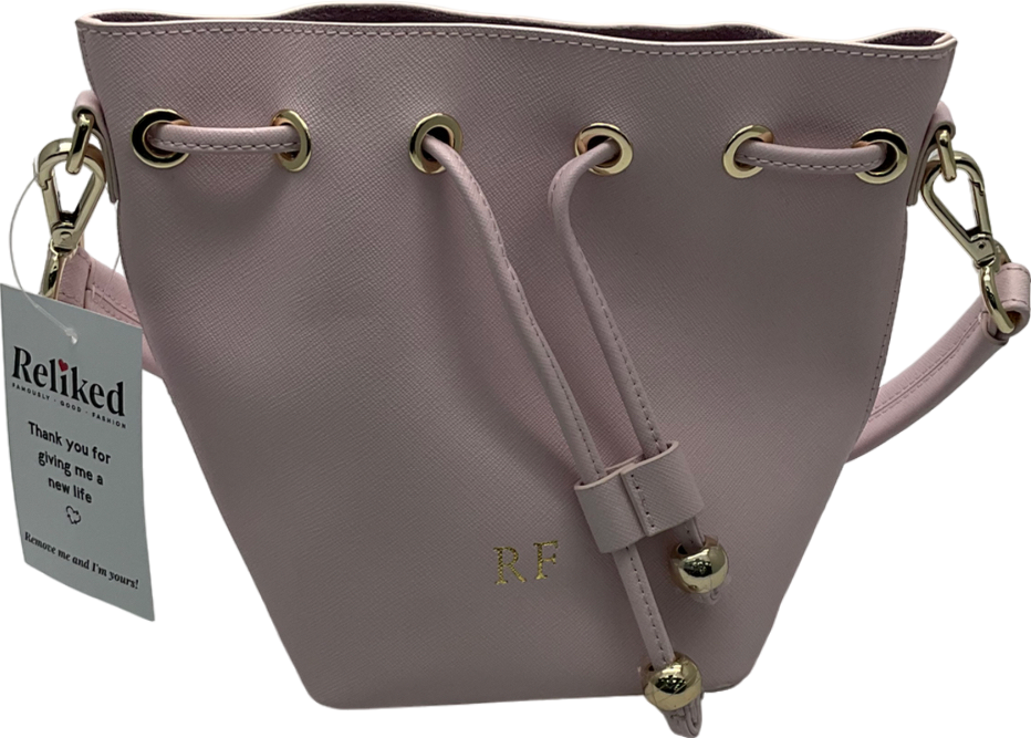 The Daily Edit Pink Personalised RF Top Handle Bag One Size