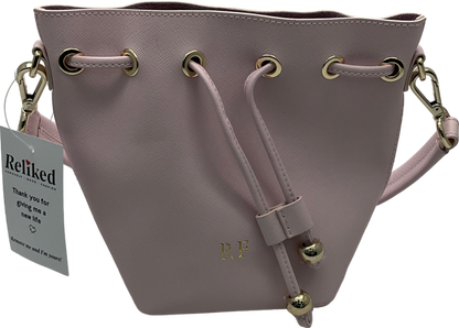 The Daily Edit Pink Personalised RF Top Handle Bag One Size